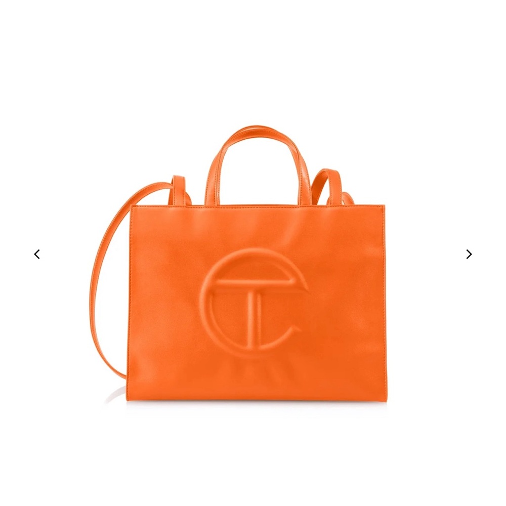 Telfar Orange Medium Tote
